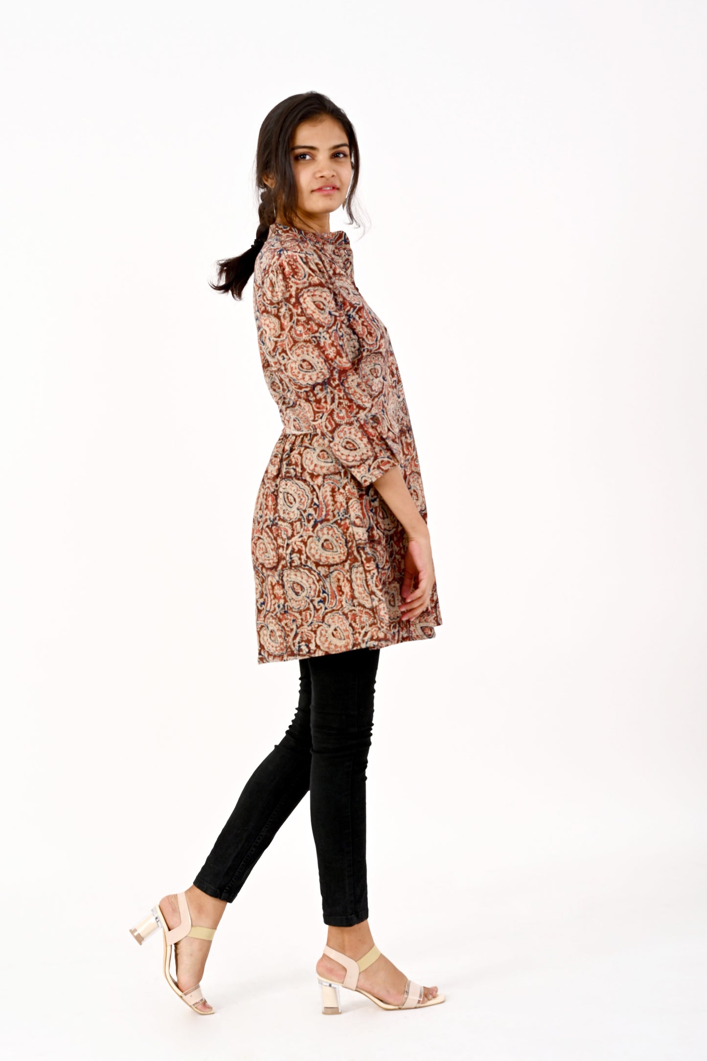 Kalamkari Block print Tunic top HANDLOOM