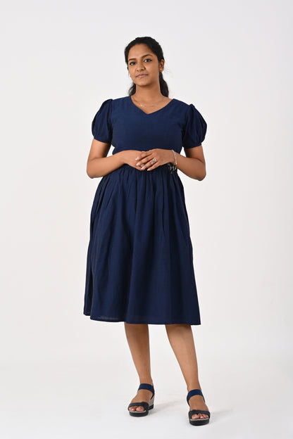 Navy Blue Frock