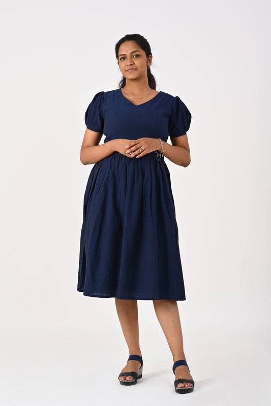 Navy Blue Frock