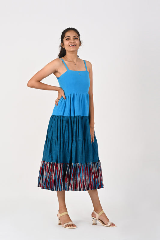 Blue Ombre Tire Frock