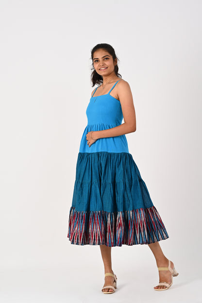 Blue Ombre Tire Frock