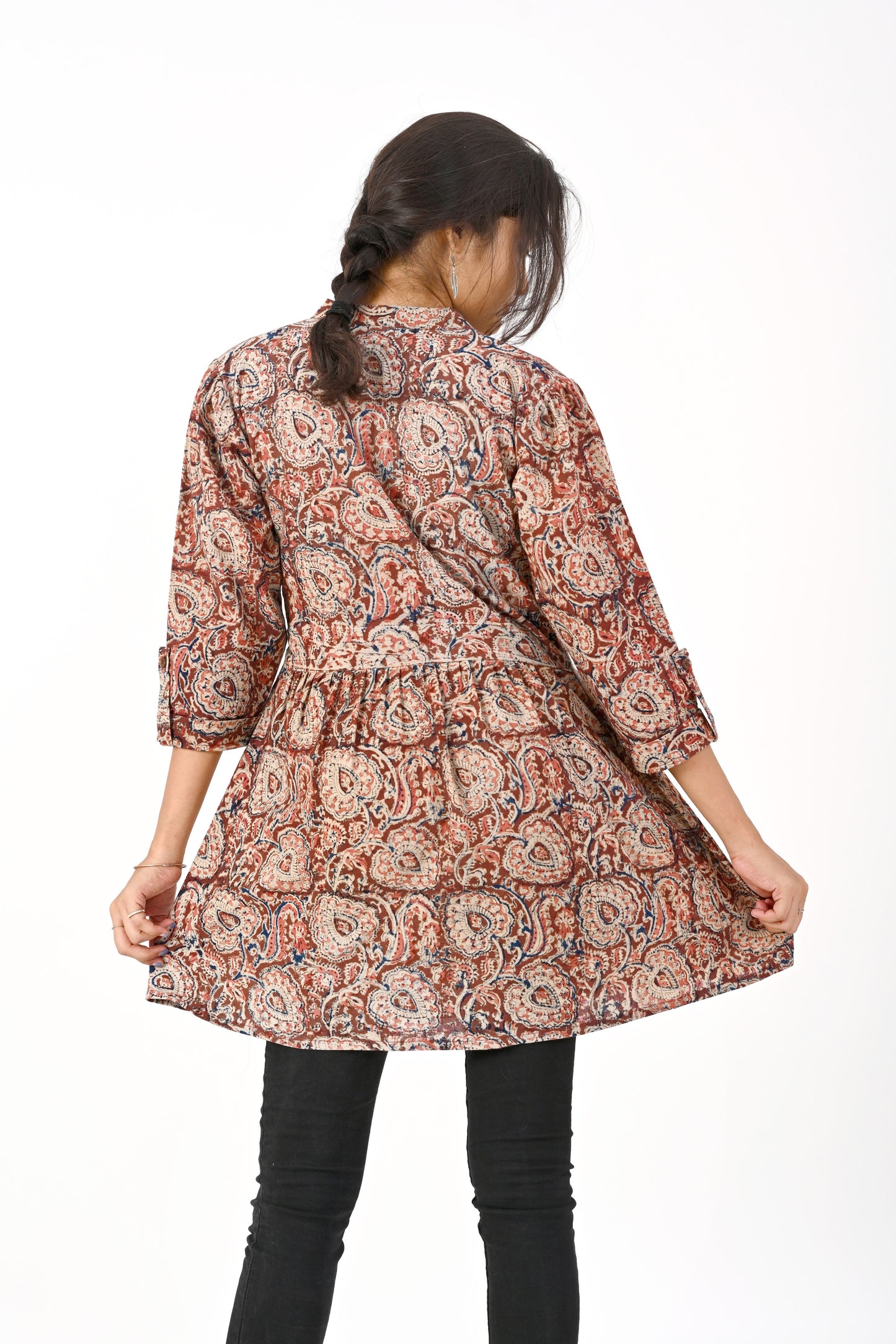 Kalamkari Block print Tunic top HANDLOOM