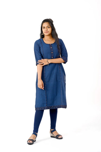 Navy blue kurta