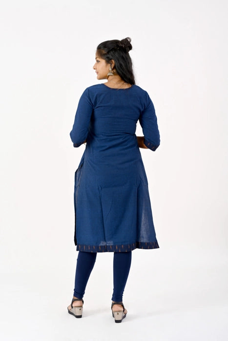 Navy blue kurta